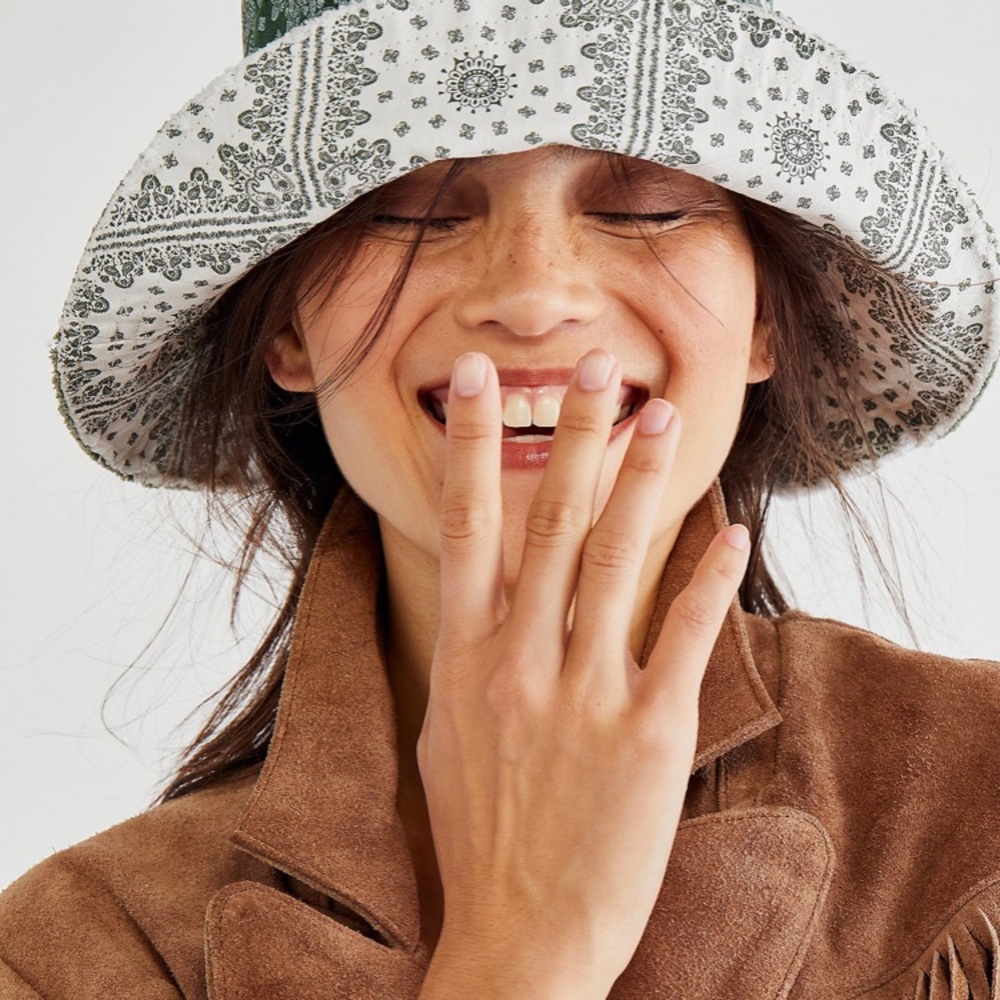 Orchard Print Bucket Hat